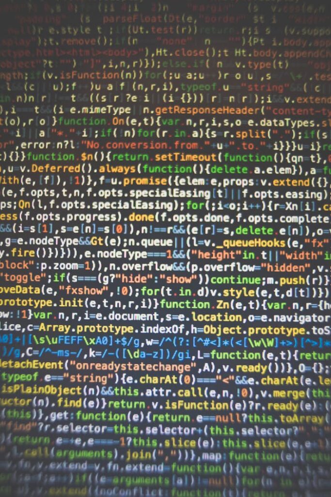 The Art of Drawing Readers In: Your attractive post title goes here Vibrant code displayed on a computer screen showcasing programming and software development concepts.